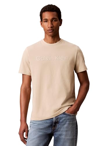 Image of Calvin Klein Men's Relaxed Fit CK Logo Crewneck T-Shirt