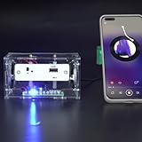 NEIQIUWING DIY Bausatz für Bluetooth-Lautsprecher mit Sound-Control-LED, 3W+3W, 4,2-5 V, für USB/SD, für Acrylgehäuse, inkl. Lötwerkzeug und Fernbedienung