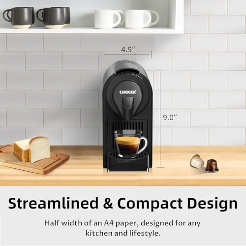 CHULUX-Bafe-Pro-Espresso-Machine-Mini-Espresso-Machine-for-Nespresso-Original-Capsules-Single-Serve-Coffee-Machine-for-Home-Espresso-Lungo-Maker-Italian-ODE-20-Bar-Pump-Metallic-Gray CHULUX Bafe Pro Espresso Machine Mini Espresso Machine for Nespresso Original Capsules Single Serve Coffee Machine for Home Espresso Lungo Maker Italian ODE 20 Bar Pump Metallic Gray