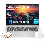 HP Flagship 17 inch Laptop Computer, 17.3' HD+ 250 Nits IPS Display, Intel 8-Core i3 N305 CPU, Fast Charge, Wifi6, Win 11 Pro, for Business and Students (16GB RAM | 512GB SSD)