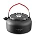 Lixada Tetera al Aire Libre Camping Picnic Agua Tetera Cafetera 1.4L/0.8L Olla de Aluminio