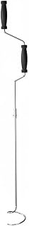 Compost Mixing Rod Spiral Stainless Compost Aerator Mixer Turning Tool with Rust Resistant Feature Double Handles Efficient Aeration Suitable for Outdoor Compost Bins Home Use