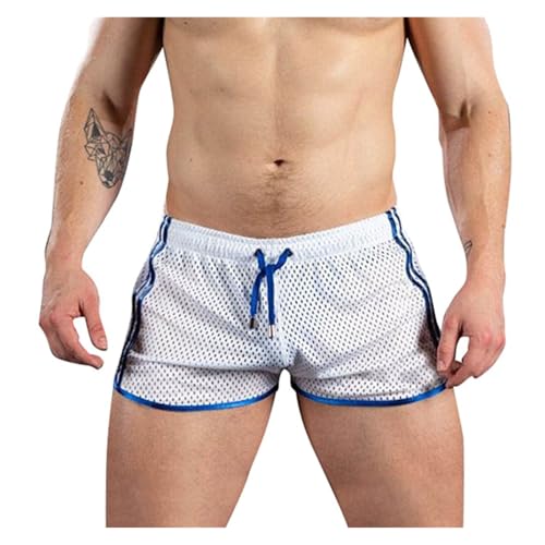 Mens Sport Shorts Quick Dry Grid Workout Short Pants Cool Breathable Mesh Men Beach Swim Shorts Sweatpants for Men
