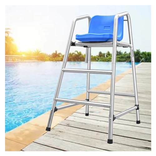 Chaise de sauveteur haute pour piscine et plage de 1,2m à 1,8m