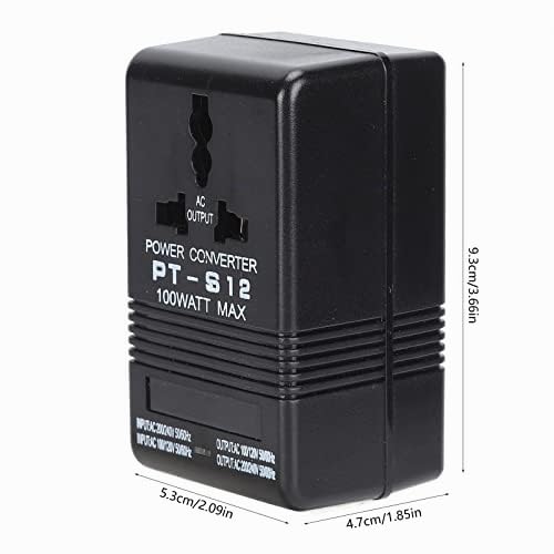 Convertitore di Tensione Trasformatore Viaggio (da 220 V a 110 V, 110 V a 220 V) Convertitore Trasformatore Step Up/Down Convertitore Viaggio Adattatore per Spina