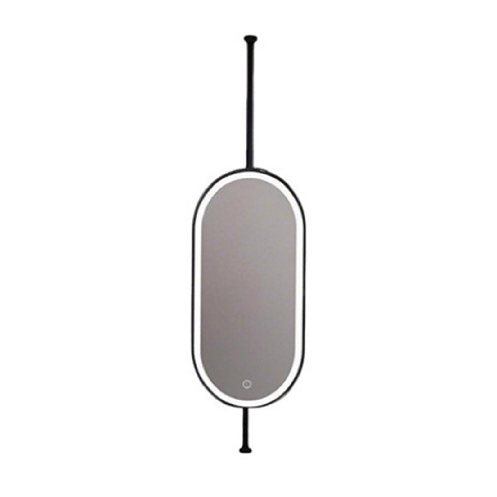 Miroir mural pour couloir suspendu éclairé pour sublimer l'entrée
