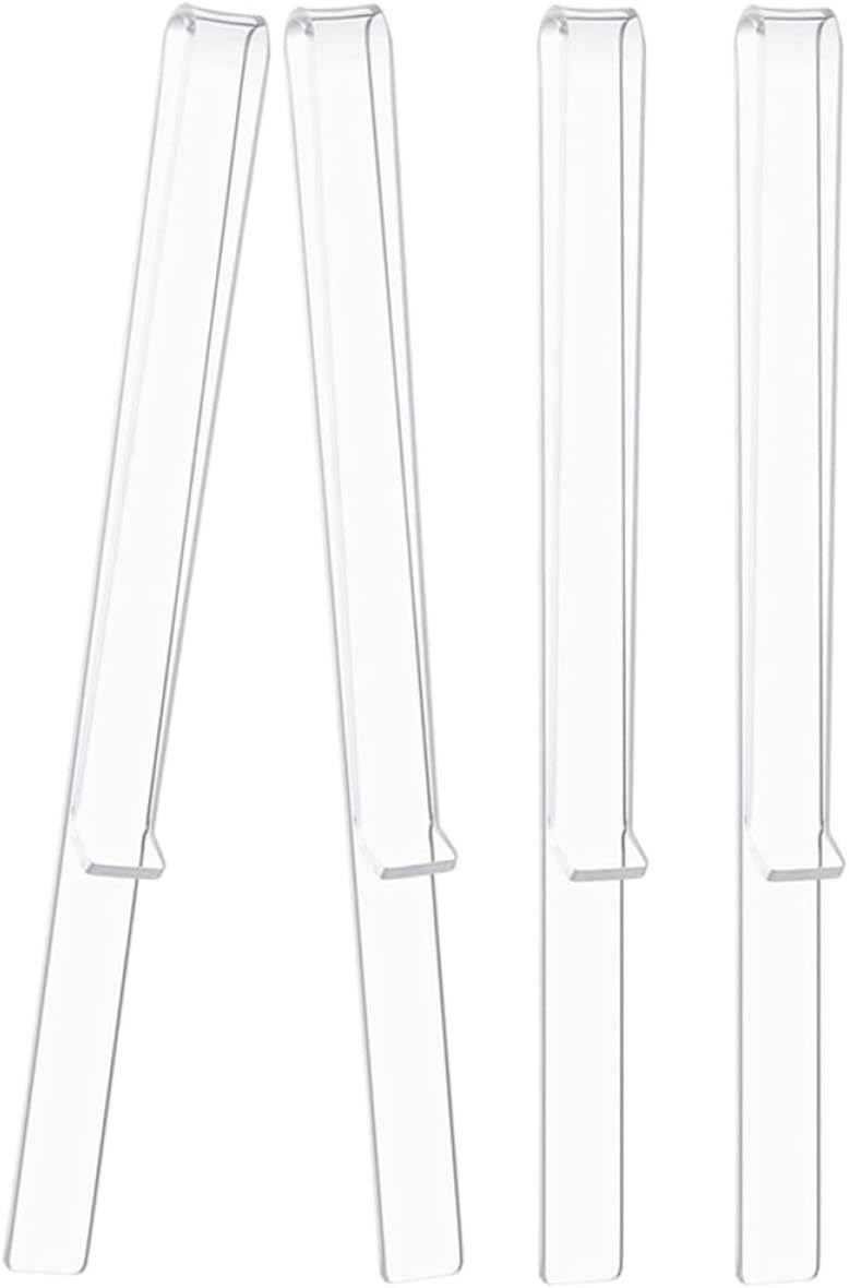 2 Pairs Acrylic Music Sheet Clips for Page Holding