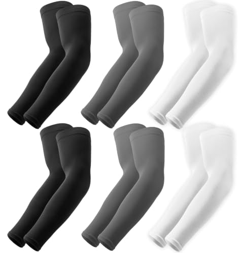 Image of UV Sun Protection Arm Sleeves - UPF 50 Cooling Compression Sleeves for Men & Women - Arm Cover /Protector for Basketball, Voleyball, Golf, Baseball, Football, Running, Cycling & Other Outdoor Sports