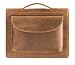 Produktbild Padfolio Portfolio A4 Leder Lederschreibmappe, Dokumentenmappe, echtes Büffelleder Ledermappe, Schreibmappe, Businessmappe, Mappe für New iPad Pro 10.5" Konferenzmapp with Tragegriff, Braun