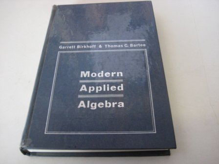 Modern Applied Algebra 0070053812 Book Cover