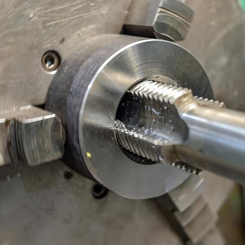 sourcing map Gewindebohrer M7 x 1mm Rohrgewindeschneider M35 HSS Einschnittgewindebohrer Linksgewinde Titanbeschichtung Maschinengewindebohrer für Elektrisch Bohrer Fräser Industrie