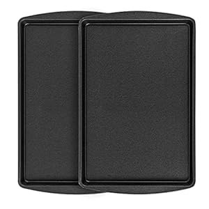 Set of Two Teflon Nonstick Cookie Pans, Dark Gray, PB281-AZ