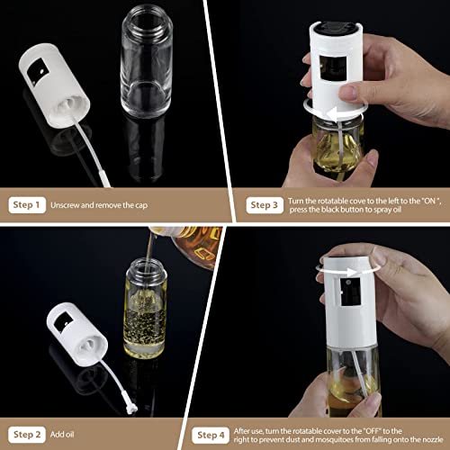 Na Oil Sprayer For Cooking, Food-Grade Olive Oil Sprayer Mister Dispenser Bottle , 120Ml Portable Oil Spritzer, Premium Kitchen Gadgets Widely Used For Air Fryer, Bbq, Grilling #TOP6