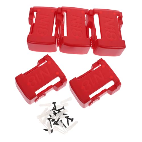 Soportes para batería de herramientas 18v evitan caídas con estante de almacenamiento ABS