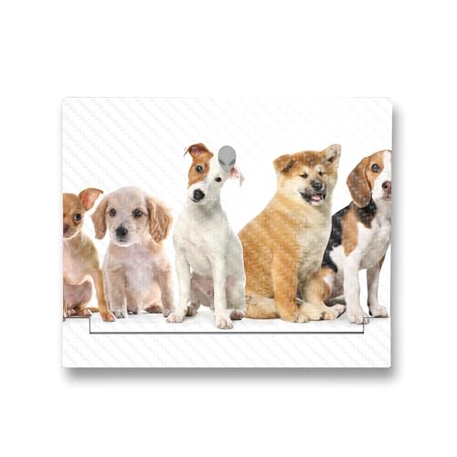 Image of MightySkins Carbon Fiber Skin Compatible with Alienware X14 R2 (2023) Full Wrap Kit - Puppy Posse | Protective, Durable Textured Carbon Fiber Finish | Easy to Apply & Change Styles | Made in The USA