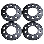 CHYGLHQ-4pc-14-5x45-Wheel-Spacers-5-Lug-Flat-Billet-Spacer-Fits-Forged-Black-LNSFLAT145455475C14