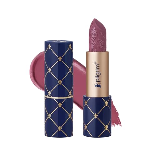 Image of Pilgrim Oh So Creme! Bullet Lipstick | Silky-Matte Finish | Highly Pigmented and Long Lasting | Enriched with Exotic French Grape Seed Oil | (Jolie Pink -12)