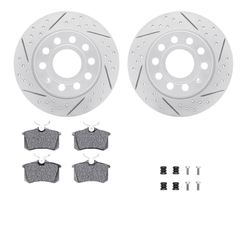 Image of Dynamic Friction Company Rear Brake Kit Fits 2010-2012 Audi A3