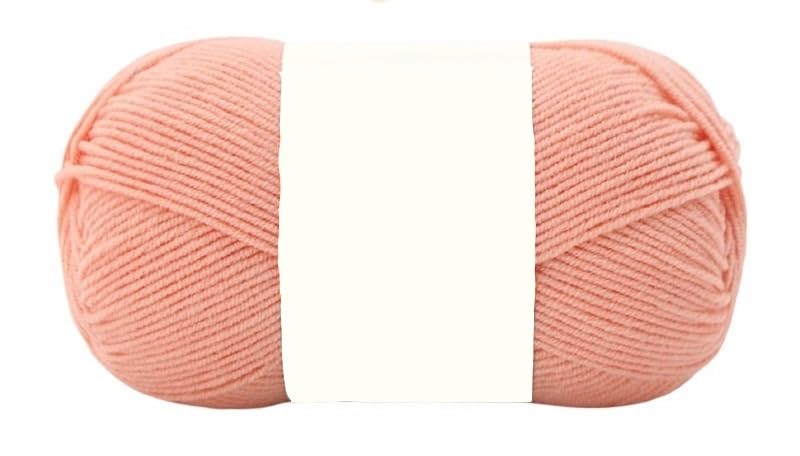 Fil mélangé coton 3 fils pour crochet et cordon artisanal | 5 rouleaux de 40g