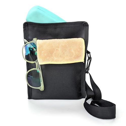 Image of Travel Crossbody Sling Bag for Man, Water-Resistant Oxford Small Shoulder Bag for Office Business, Messenger Side Bag for Passport, Mobile, Charger, Cash
