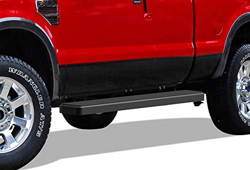 Estribos negros de acero inoxidable 6 pulg APS para Ford F250 F350 miniatura 4