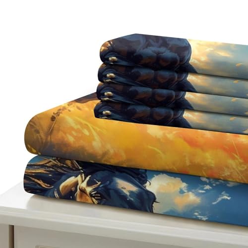 Parure de lit microfibre hypoallergénique housse 135x200cm