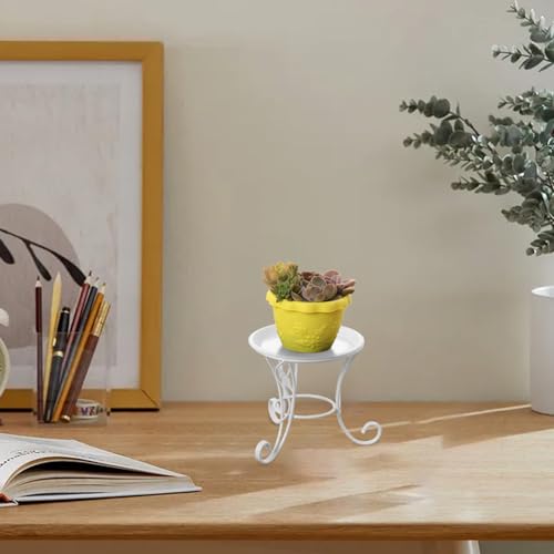 Petit support de plante en métal robuste au design minimaliste pour intérieur - 5