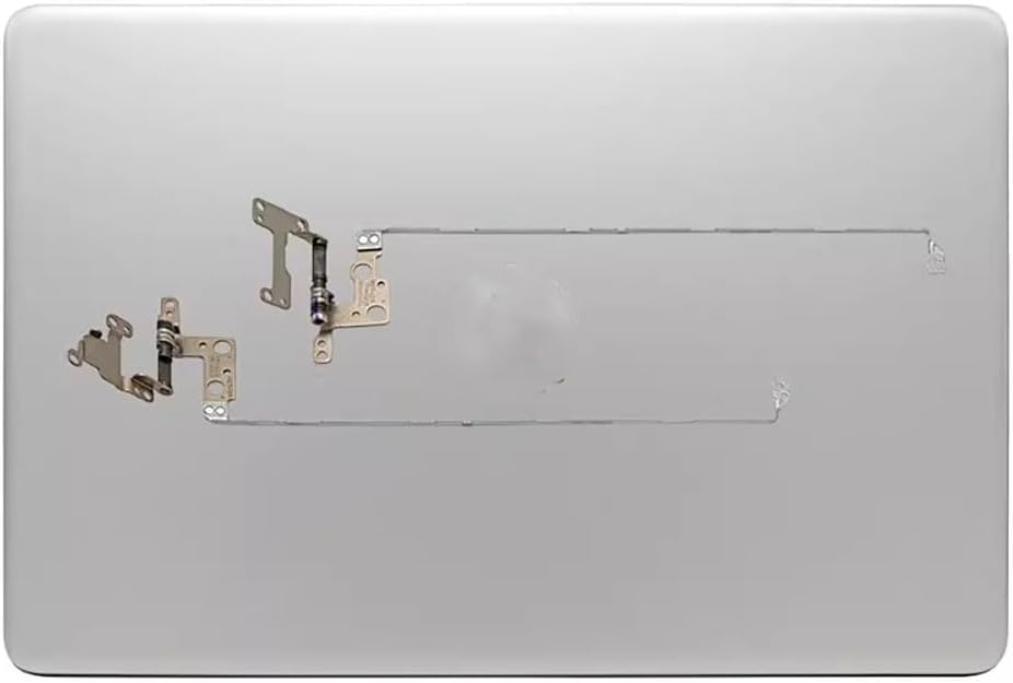 NEW Laptop Silver LCD Top Back & Bezel &Hinges & Hinges Cover Case Compatible for HP Pavilion 14-DQ 14-FQ 14S-DR 14S-FR TPN-Q221 TPN-Q242（B Shell has Three Holes）