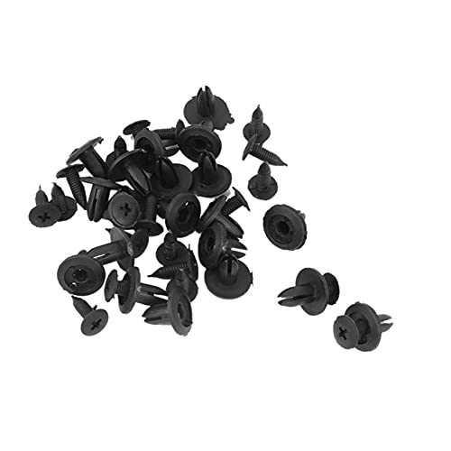 Grilles clips voiture plastique noir pour fixation panneau et garniture