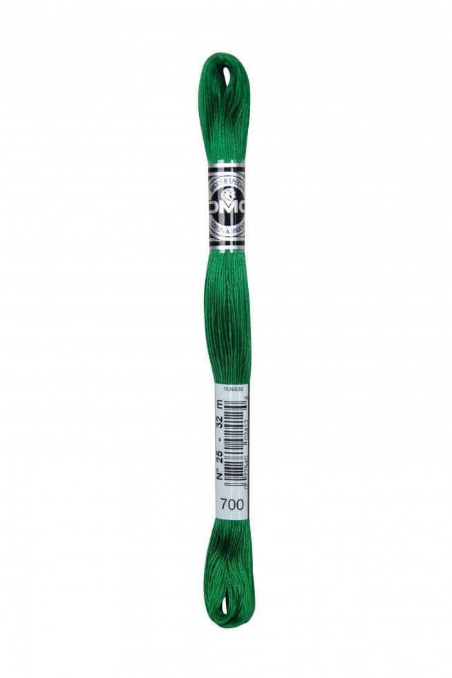DMC Size 25 Coton A Broder Special Embroidery Thread - 700 Green - Each — image 1