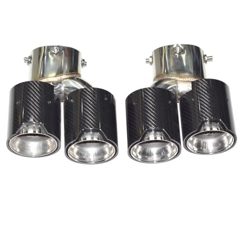 Doble Cuádruple Salida M Escape Silenciador Carbono para Coche G20 G21 2019+