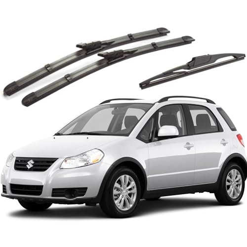 3 Palhetas Limpador Parabrisa Suzuki Sx4 2010 2011 2012 2013