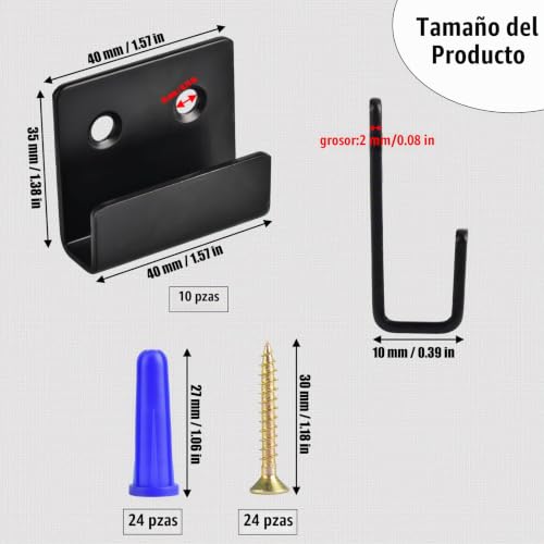 Listado y reviews de Ganchos para espejos listamos los 10 mejores. 26 Imagen adicional