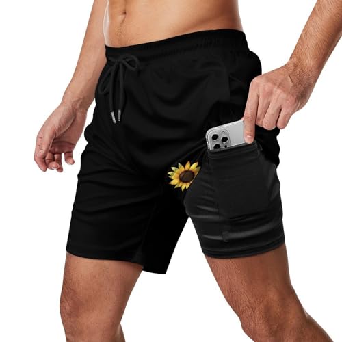 Cat You are My Sunshine Mens Swim Trunks Quick Dry Beach Board Shorts with Pockets2