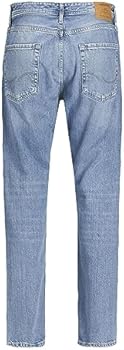JACK & JONES Heren Jeans JJIALEX JJORIGINAL SBD 306 - Baggy Fit - Black Denim, zwart denim, 30W / 32L
