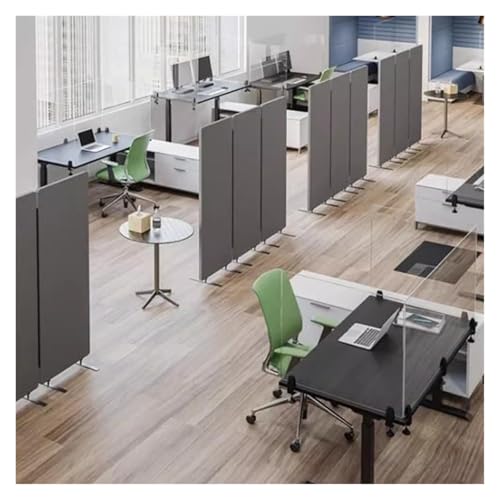 Divisorio acustico, portatile, insonorizzante, per la privacy, autoportante, pieghevole, a 3 pannelli, per un'efficace separazione della stanza