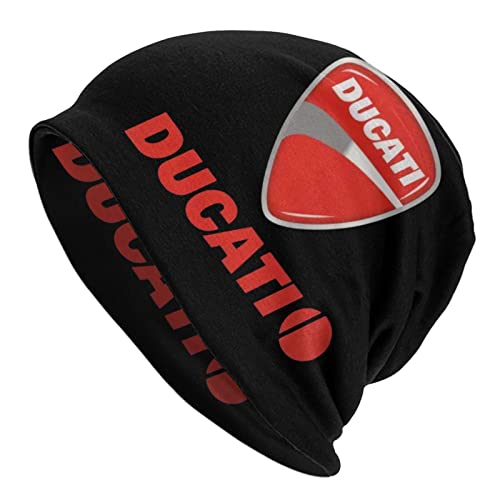 Compatible avec Ducati Beanie Hat pour Homme Femme, Hedging Cap Slouchy Beanie Ski Cap Winter Warm Stretch Knit Hat Cover