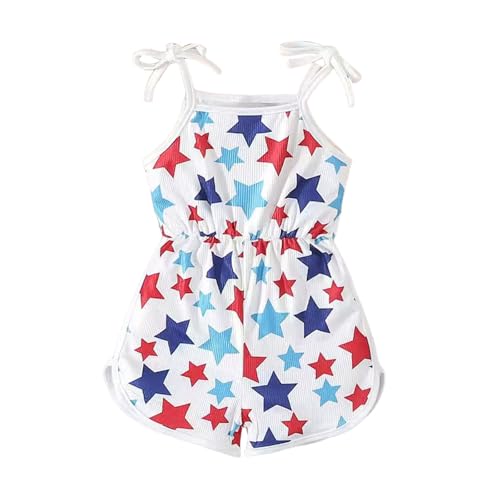 Combinaison sans manches fille en coton imprimé œil et étoiles pour les tout-petites de 12 mois