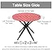 Smiry Round Picnic Tablecloth, Waterproof Elastic Fitted Table Covers for 45