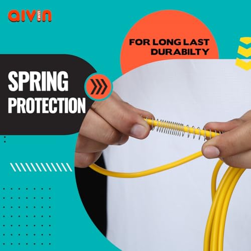 Image of Aivin Trend Lightweight Mat PVC Jump Rope for Fitness & Exercise with Plastic Handles Tangle-Free Skipping Rope for Gym, Cardio & Endurance Training Jumping Rope for Men & Women (Yellow)
