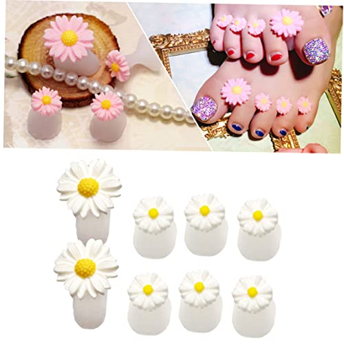 FOMIYES Gel De Silicone Separador De Dedos Pedicure Espaçadores De Arte De Separadores De Dedos De P