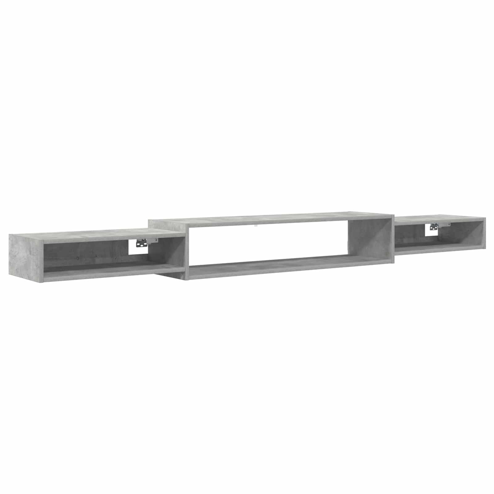 Gecheer Wandmontierter TV-Schrank Wandhalterung Betongrau, Fernsehschrank Fernsehtisch TV-Lowboard für Wohnzimmer Home-Cinema Gamerzimmer8006016