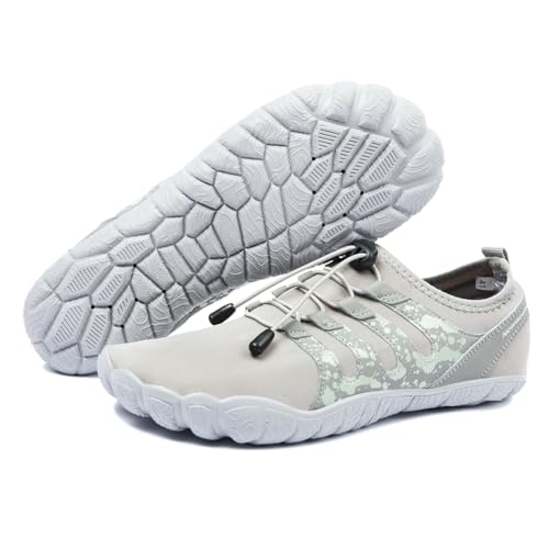 Image of Men's Hike Barefoot Quick-Dry Sports Shoes Wide Toe Aqua for Swim Diving Surfing Kayaking Pool Beach Walking