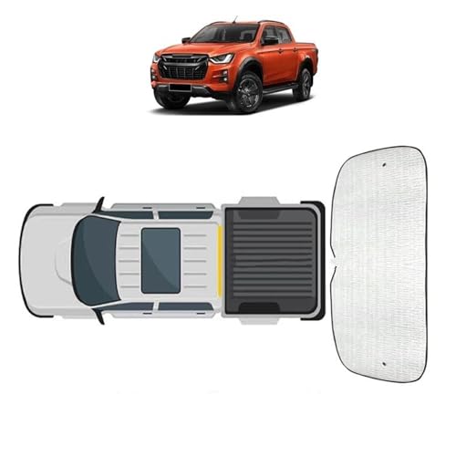 Pare-soleil voiture Isuzu D-Max bloquant 99% des UV pour pare-brise