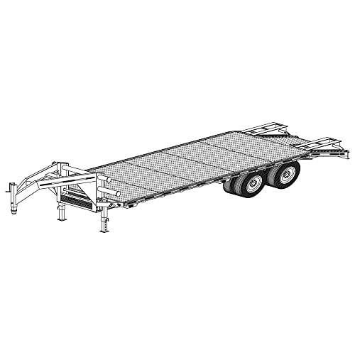 5225-102" x 25' Tandem Axle 20K Gooseneck Flatbed Trailer DIY