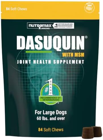 Nutramax Dasuquin MSM Joint Supplement for Large Dogs, Soft Chews...