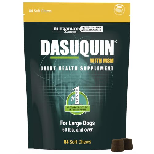 Nutramax Dasuquin MSM Joint Supplement for Large Dogs, Soft Chews, 84ct