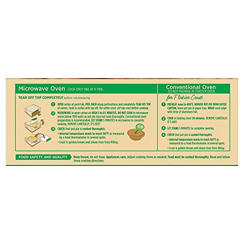 Marie Callender's Chicken Pot Pie | Two Boxes of 8 pies (16 Total Pies) | Made with tender white meat chicken - All Natural, Great Source of Protein and Ready Set Gourmet Donate a Meal Program Certificate - Thumbnail 4