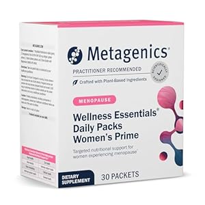 Metagenics Wellness Essentials Women’s Prime Daily Packs – Menopause Support* – Daily Multivitamin Packets – Womens Multivitamins – Bone Density Support* – Omega-3 Fatty Acids – Non-GMO – 30 Packets