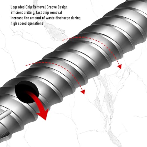 Foret à marteau rotatif idéal pour percer le béton armé et la maçonnerie dense - 2